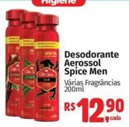 Mix Mateus Desodorante Aerossol Spice Men oferta