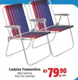 Mix Mateus Cadeira Tramontina Alta Samoa Azul ou Laranja oferta