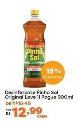 Mercadinhos São Luiz Desinfetante pinho sol original oferta