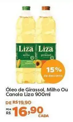 Mercadinhos São Luiz Óleo de girassol, milho ou canola liza oferta