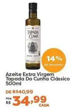 Mercadinhos São Luiz Azeite extra virgem tapada do cunha clássico oferta