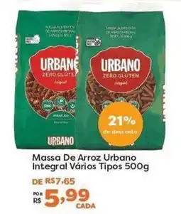 Mercadinhos São Luiz Massa de arroz urbano integral vários tipos oferta