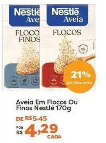 Mercadinhos São Luiz Aveia em flocos ou finos nestlé oferta