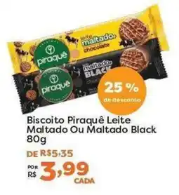 Mercadinhos São Luiz Biscoito Piraquê Leite Maltado Ou Maltado Black oferta