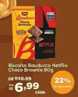 Mercadinhos São Luiz Biscoito Bauducco Netflix Choco Brownie oferta