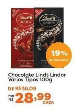 Mercadinhos São Luiz Chocolate lindt lindor vários tipos oferta