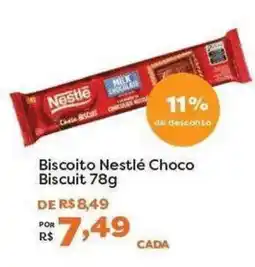 Mercadinhos São Luiz Biscoito Nestlé Choco Biscuit oferta