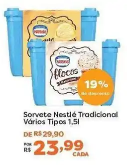 Mercadinhos São Luiz Sorvete Nestlé Tradicional Vários Tipos oferta
