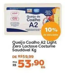 Mercadinhos São Luiz Queijo Coalho A2 Light Zero Lactose oferta