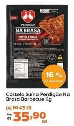 Mercadinhos São Luiz Costela Suína Perdigão Na Brasa Barbecue oferta