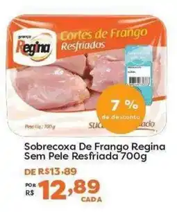 Mercadinhos São Luiz Sobrecoxa de frango regina sem pele resfriada oferta
