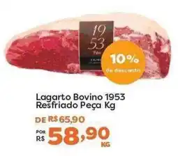 Mercadinhos São Luiz Lagarto Bovino 1953 Resfriado Peça Kg oferta