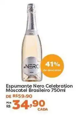 Mercadinhos São Luiz Espumante nero celebration moscatel brasileiro oferta