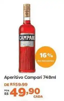 Mercadinhos São Luiz Aperitivo Campari oferta