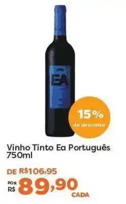 Mercadinhos São Luiz Vinho Tinto Ea Português oferta