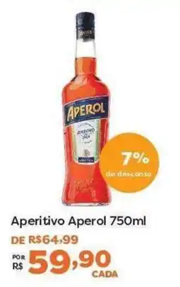 Mercadinhos São Luiz Aperitivo Aperol oferta