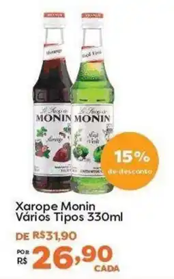 Mercadinhos São Luiz Xarope monin vários tipos oferta