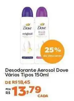 Mercadinhos São Luiz Desodorante Aerosol Dove Vários Tipos oferta