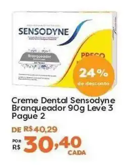 Mercadinhos São Luiz Creme Dental Sensodyne Branqueador oferta