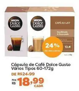 Mercadinhos São Luiz Cápsula de Café Dolce Gusto Vários Tipos oferta