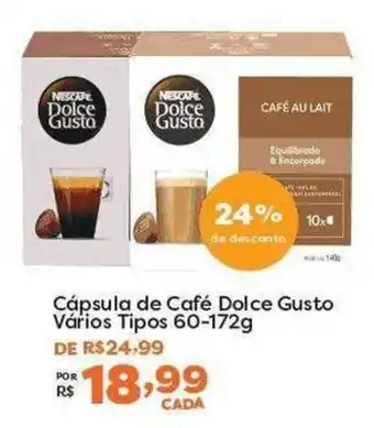 Mercadinhos São Luiz Cápsula de Café Dolce Gusto Vários Tipos oferta