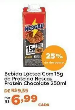 Mercadinhos São Luiz Bebida Láctea Com 15g de Proteína Nescau Protein Chocolate oferta