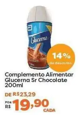 Mercadinhos São Luiz Complemento Alimentar Glucerna Sr Chocolate oferta