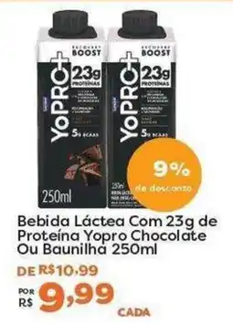 Mercadinhos São Luiz Bebida Láctea Com 23g de Proteína Yopro Chocolate Ou Baunilha oferta