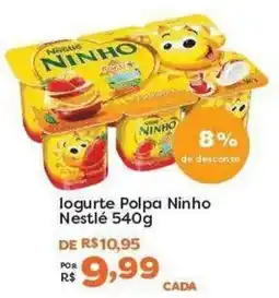 Mercadinhos São Luiz logurte polpa ninho nestle oferta
