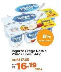 Mercadinhos São Luiz Iogurte grego nestlé vários tipos oferta