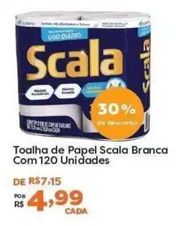 Mercadinhos São Luiz Toalha de papel scala branca oferta