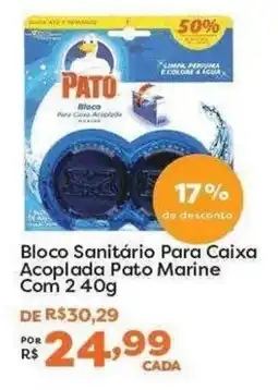Mercadinhos São Luiz Bloco Sanitário Para Caixa Acoplada Pato Marine oferta