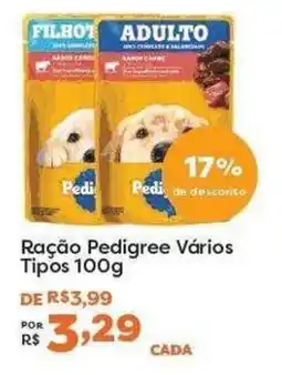 Mercadinhos São Luiz Ração pedigree vários tipos oferta