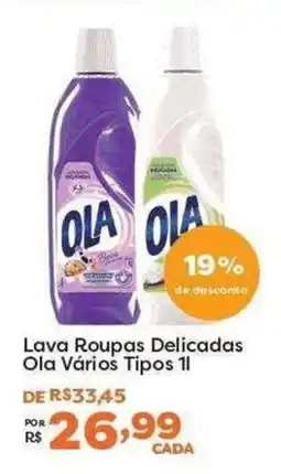 Mercadinhos São Luiz Lava Roupas Delicadas Ola Vários Tipos oferta