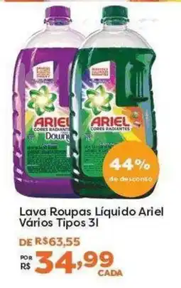 Mercadinhos São Luiz Lava Roupas Líquido Ariel Vários Tipos 31 oferta