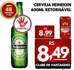 ServBem Cerveja heineken 600ml retornável oferta