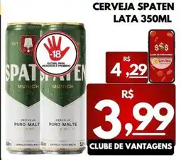 ServBem Cerveja spaten lata 350ml oferta
