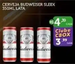 CenterBox Cerveja budweiser sleek oferta