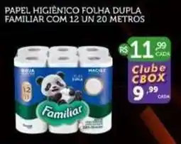 CenterBox Papel higiênico folha dupla familiar oferta