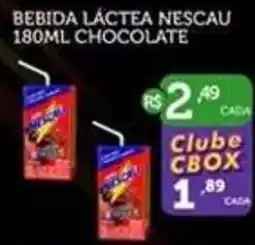 CenterBox bebida láctea nescau chocolate oferta