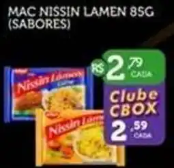 CenterBox mac nissin lamen 85g (sabores) oferta