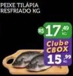 CenterBox Peixe tilápia resfriado kg oferta