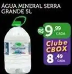 CenterBox água mineral serra grande oferta