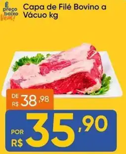 Atacado Vem Capa de Filé Bovino a Vácuo kg oferta