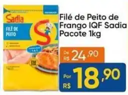 Atacado Vem Filé de peito de frango iqf sadia oferta