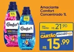 Atacado Vem Amaciantes comfort concentrado 1l oferta