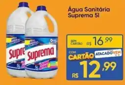Atacado Vem Água Sanitária Suprema 5l oferta