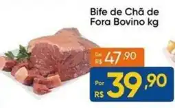 Atacado Vem Bife de Chã de Fora Bovino kg oferta