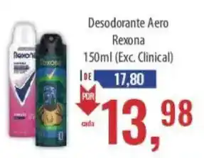 Desodorante Aero Rexona 150ml (Exc. Clinical)