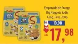 Supermercados BH Empanado de frango big nuggets sadia oferta